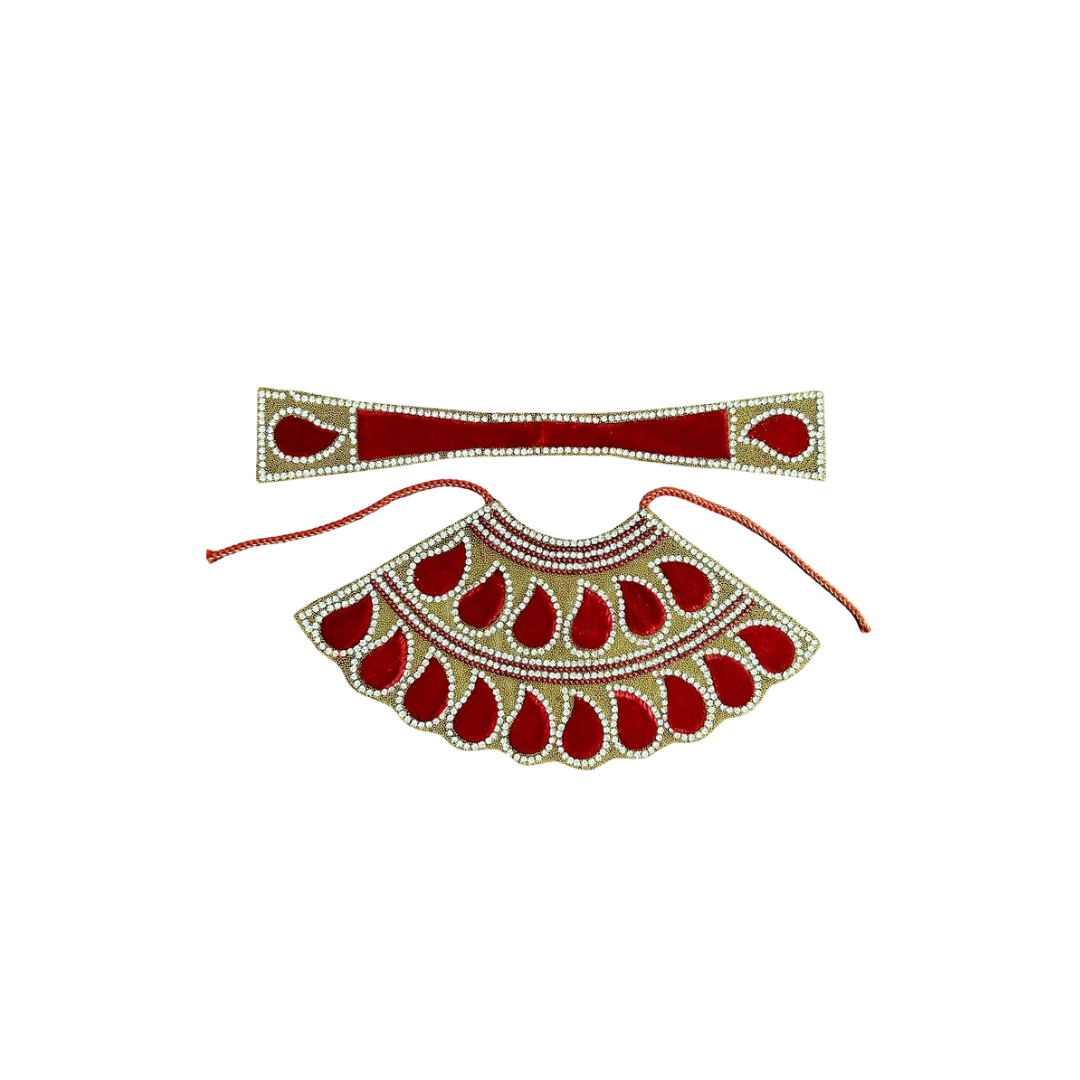 Radha Krishna Creation LAXMIJI Dress//LAXMI JI POSHAK//MATA Rani POSHAK//MTA MARI VASTRA- 3 INCH