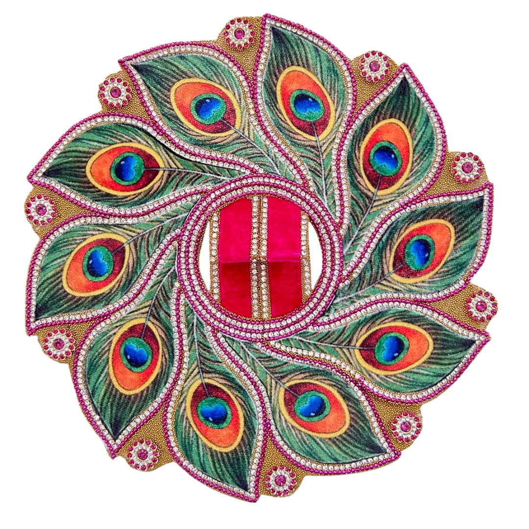 Radhakrishna Creation Laddu Gopal Poshak/Fancy Dress/Kanhaji Dress/Thakor ji Dress/New Beautiful Designer Vastra//ladoo Gopal Dress MOR=P2_4 INCH / 5 INCH / 6 INCH / 8 INCH