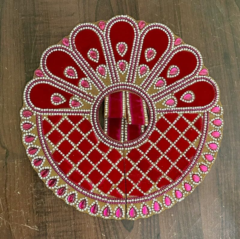 Radhakrishna Creation Laddu Gopal Poshak/Fancy Dress/Kanhaji Dress/Thakor ji Dress/New Beautiful Designer Vastra//ladoo Gopal Dress F-Box