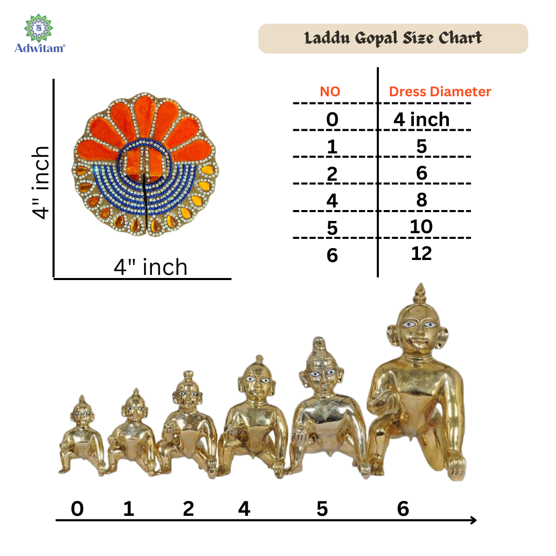 Radhakrishna Creation Laddu Gopal Poshak/Fancy Dress/Kanhaji Dress/Thakor ji Dress/New Beautiful Designer Vastra//ladoo Gopal Dress F-Box