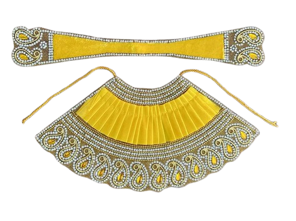 Radhakrishna Creation laxmi ji Dress, Laxmiji Dress//Laxmiji Poshak//MATA Rani Poshak//Radh Rani Vastra LP_Combo_04_INCH