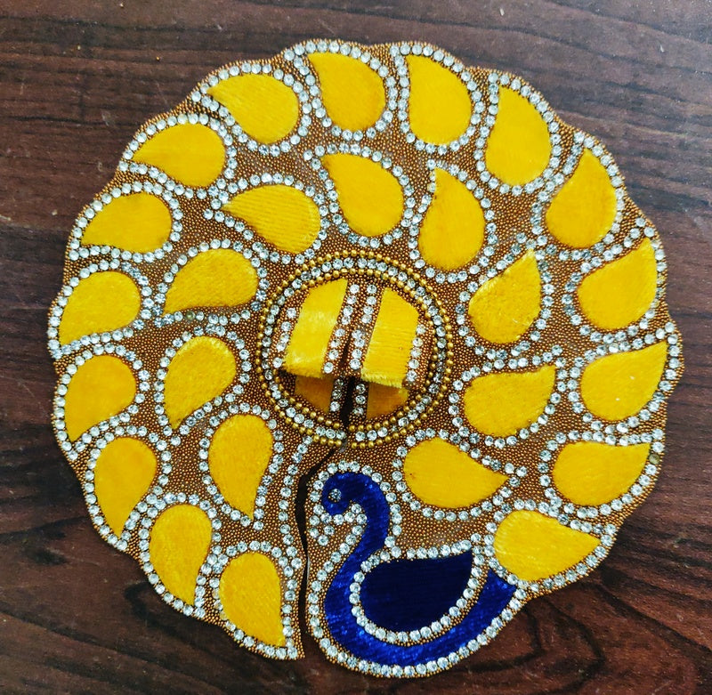 RADHAKRISHNA Creation Laddu Gopal Poshak/Fancy Dress/Kanhaji Dress/Thakor ji Dress/New Beautiful Designer Vastra MOR_02_5_INCH