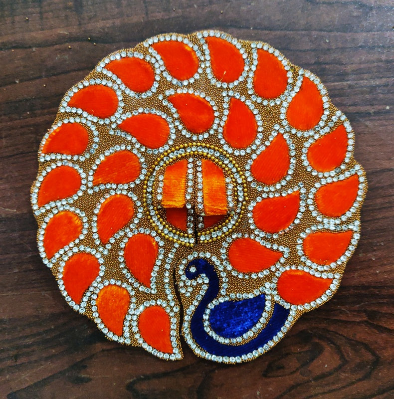 RADHAKRISHNA Creation Laddu Gopal Poshak/Fancy Dress/Kanhaji Dress/Thakor ji Dress/New Beautiful Designer Vastra MOR_02_5_INCH