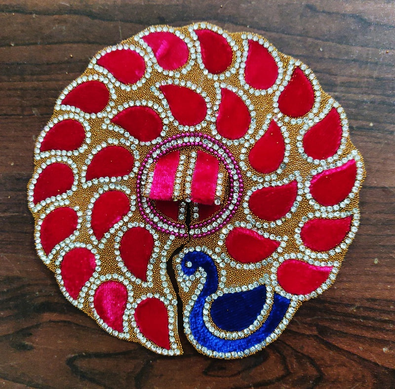 RADHAKRISHNA Creation Laddu Gopal Poshak/Fancy Dress/Kanhaji Dress/Thakor ji Dress/New Beautiful Designer Vastra MOR_02_5_INCH