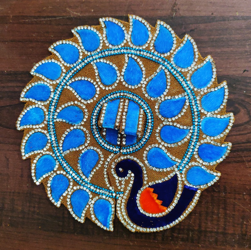 RADHAKRISHNA Creation Laddu Gopal Poshak/Fancy Dress/Kanhaji Dress/Thakor ji Dress/New Beautiful Designer Vastra MOR_02_6_INCH_