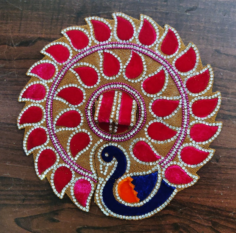 RADHAKRISHNA Creation Laddu Gopal Poshak/Fancy Dress/Kanhaji Dress/Thakor ji Dress/New Beautiful Designer Vastra MOR_02_6_INCH_