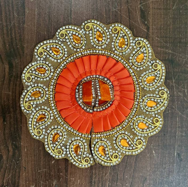 RADHAKRISHNA Creation Laddu Gopal Poshak/Fancy Dress/Kanhaji Dress/Thakor ji Dress/New Beautiful Designer Vastra KERI_FREEL_5_INCH