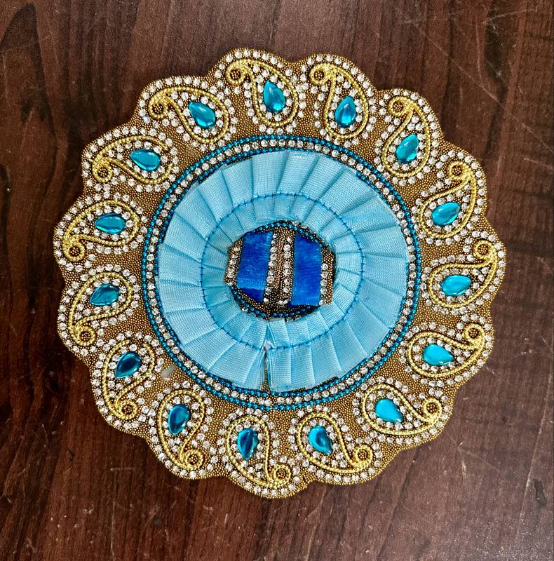 RADHAKRISHNA Creation Laddu Gopal Poshak/Fancy Dress/Kanhaji Dress/Thakor ji Dress/New Beautiful Designer Vastra KERI_FREEL_5_INCH