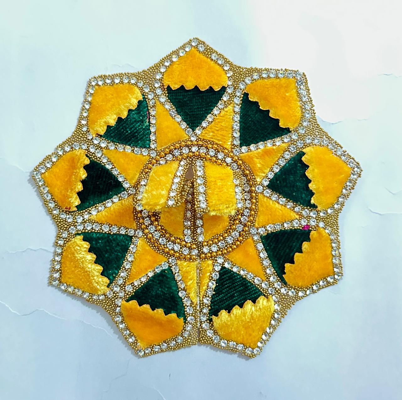 Radhakrishna Creation Laddu Gopal Poshak/Fancy Dress/Kanhaji Dress/Thakor ji Dress/New Beautiful Designer Vastra//ladoo Gopal Dress (R=3) 4 INCH / 5 INCH / 6 INCH / 8 INCH