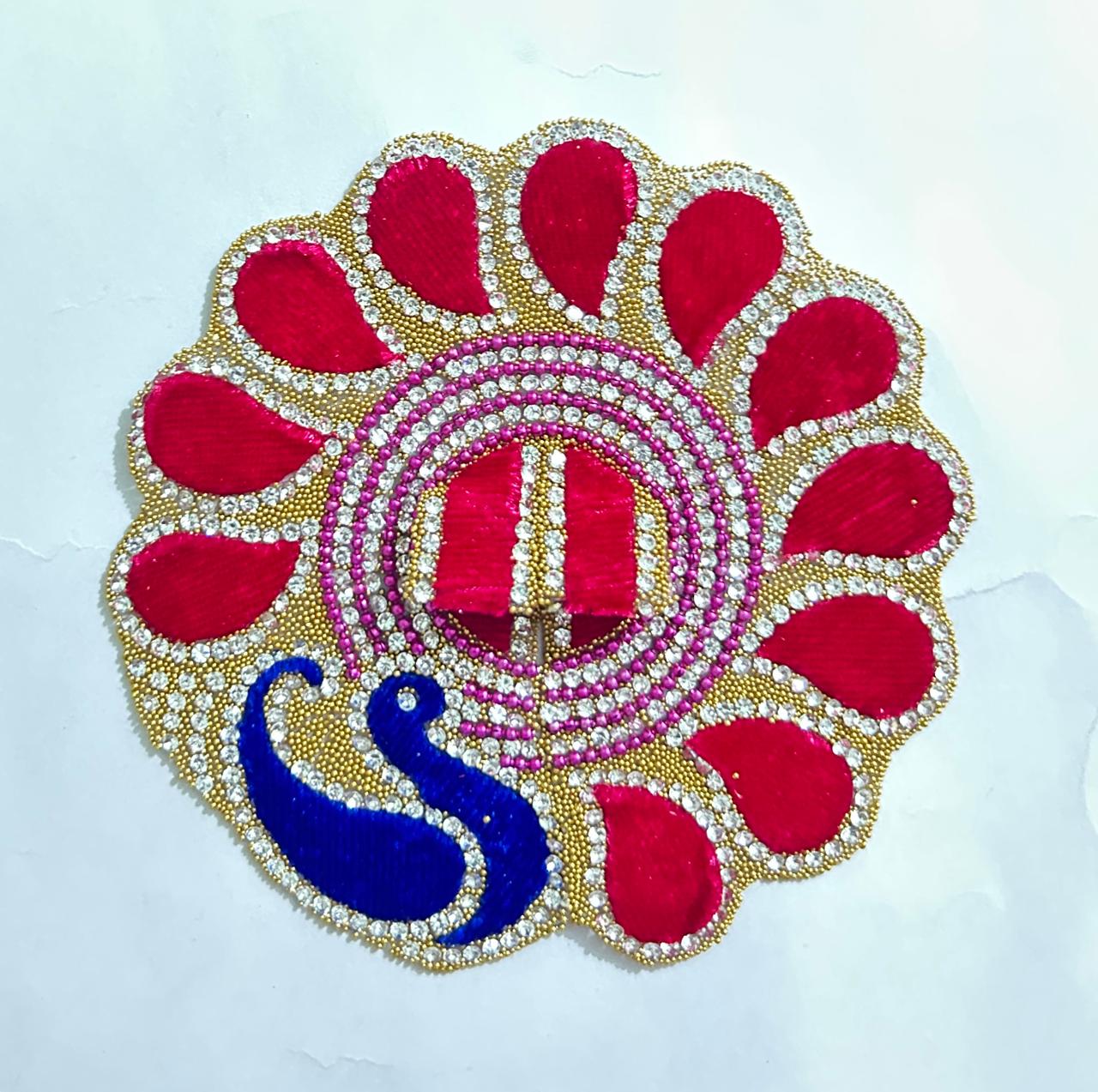 Radhakrishna Creation Laddu Gopal Poshak/Fancy Dress/Kanhaji Dress/Thakor ji Dress/New Beautiful Designer Vastra//ladoo Gopal Dress MOR -4 INCH / 5 INCH / 6 INCH / 8 INCH