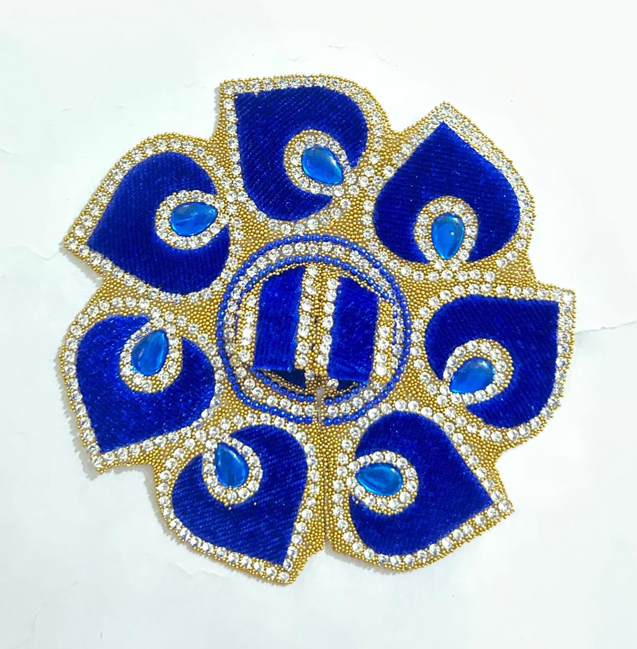 Radhakrishna Creation Laddu Gopal Poshak/Fancy Dress/Kanhaji Dress/Thakor ji Dress/New Beautiful Designer Vastra//ladoo Gopal Dress MOR=P_4 INCH / 5 INCH / 6 INCH / 8 INCH