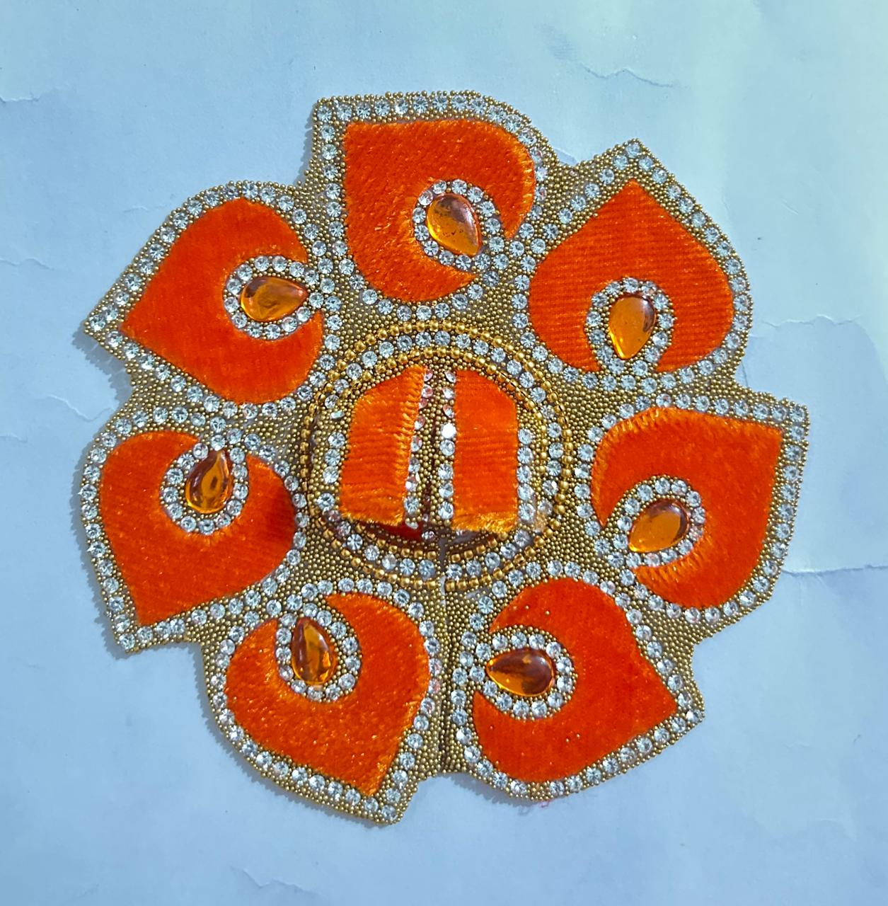 Radhakrishna Creation Laddu Gopal Poshak/Fancy Dress/Kanhaji Dress/Thakor ji Dress/New Beautiful Designer Vastra//ladoo Gopal Dress MOR=P_4 INCH / 5 INCH / 6 INCH / 8 INCH