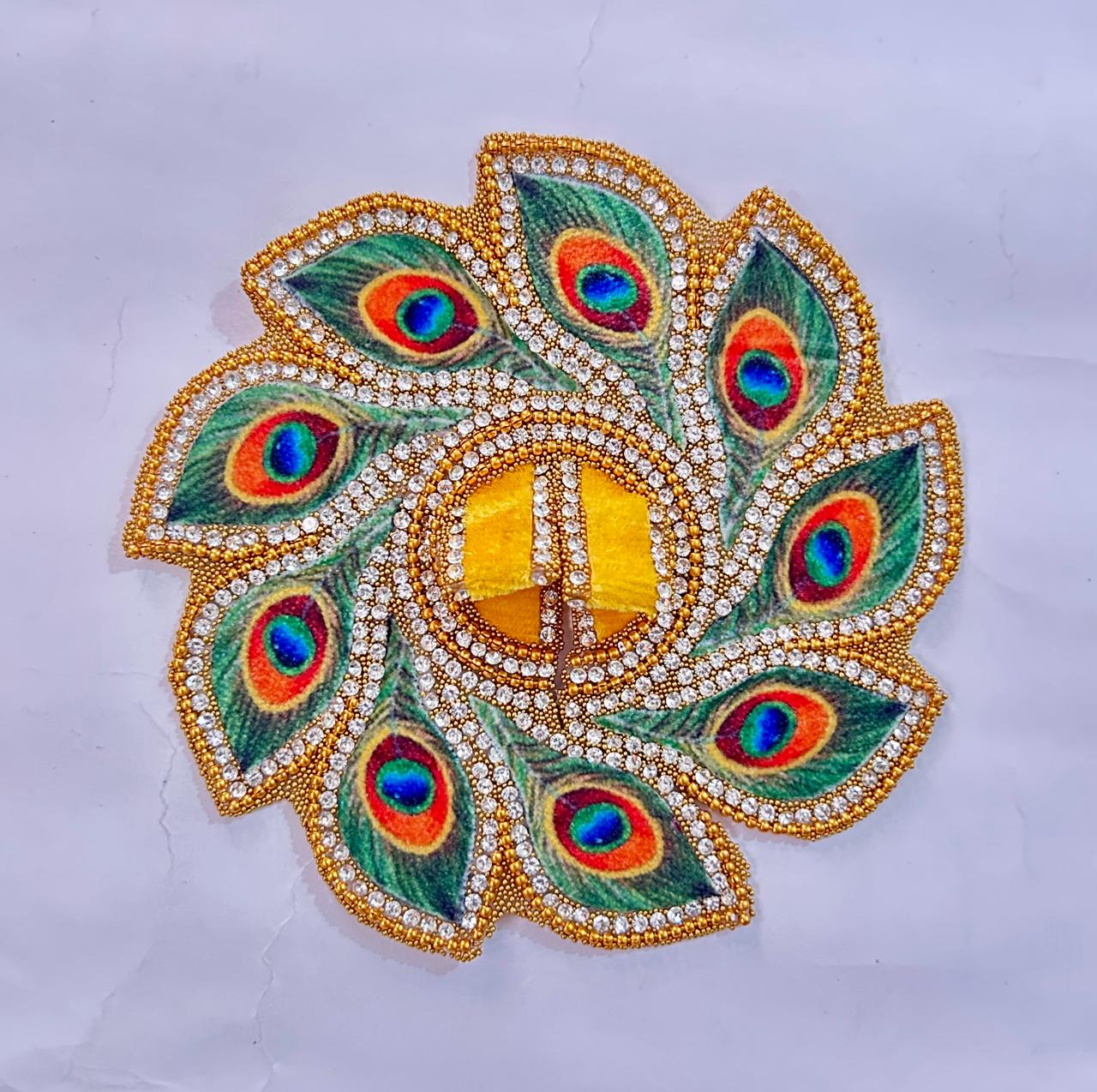 Radhakrishna Creation Laddu Gopal Poshak/Fancy Dress/Kanhaji Dress/Thakor ji Dress/New Beautiful Designer Vastra//ladoo Gopal Dress MOR=P2_4 INCH / 5 INCH / 6 INCH / 8 INCH