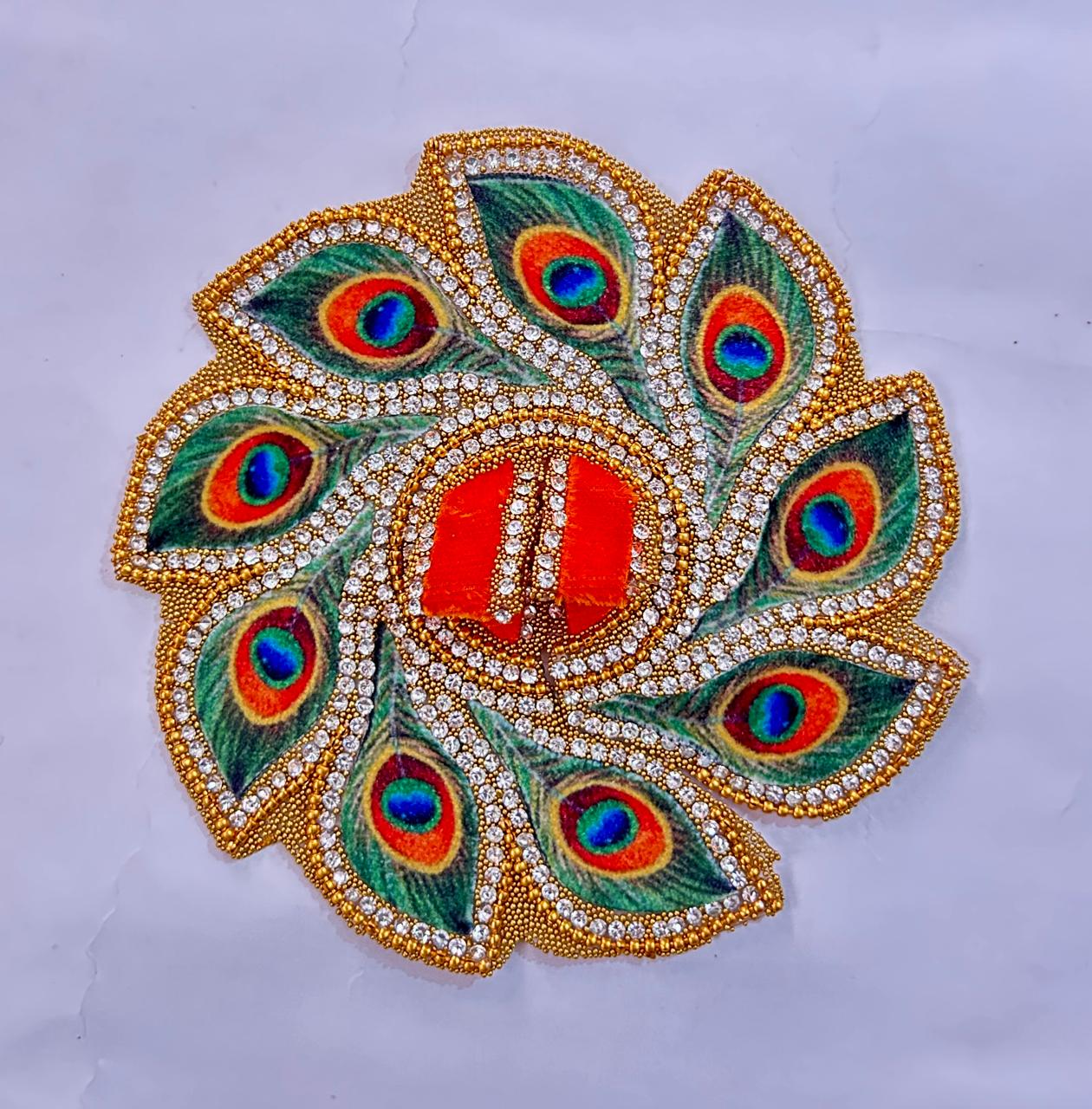 Radhakrishna Creation Laddu Gopal Poshak/Fancy Dress/Kanhaji Dress/Thakor ji Dress/New Beautiful Designer Vastra//ladoo Gopal Dress MOR=P2_4 INCH / 5 INCH / 6 INCH / 8 INCH