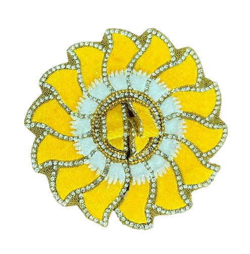 Radhakrishna Creation Laddu Gopal Poshak/Fancy Dress/Kanhaji Dress/Thakor ji Dress/New Beautiful Designer Vastra//ladoo Gopal Dress 2KAMAL_4 inch