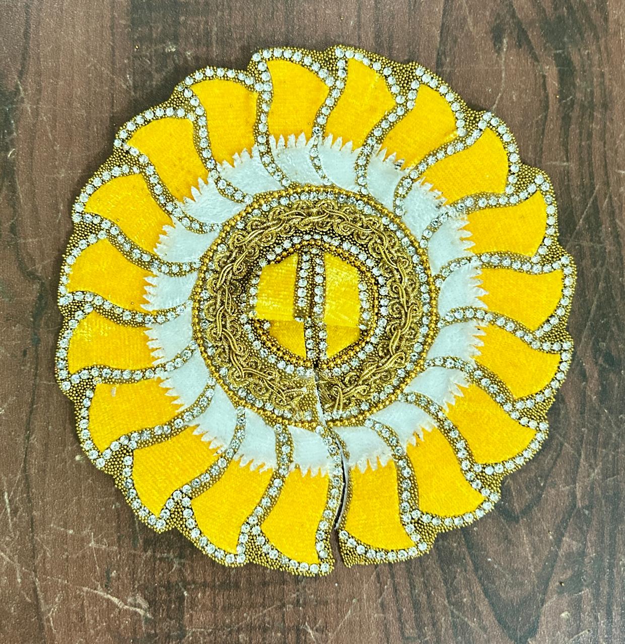 Radhakrishna Creation Laddu Gopal Poshak/Fancy Dress/Kanhaji Dress/Thakor ji Dress/New Beautiful Designer Vastra//ladoo Gopal Dress 2KAMAL_4 inch