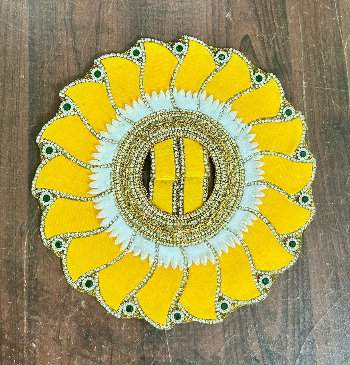 Radhakrishna Creation Laddu Gopal Poshak/Fancy Dress/Kanhaji Dress/Thakor ji Dress/New Beautiful Designer Vastra//ladoo Gopal Dress 2KAMAL_4 inch