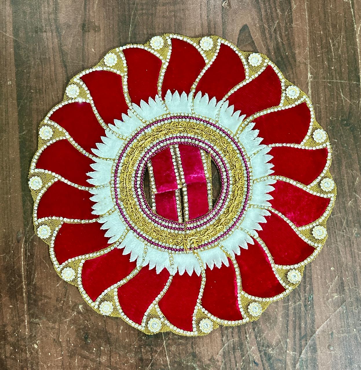 Radhakrishna Creation Laddu Gopal Poshak/Fancy Dress/Kanhaji Dress/Thakor ji Dress/New Beautiful Designer Vastra//ladoo Gopal Dress 2KAMAL_4 inch
