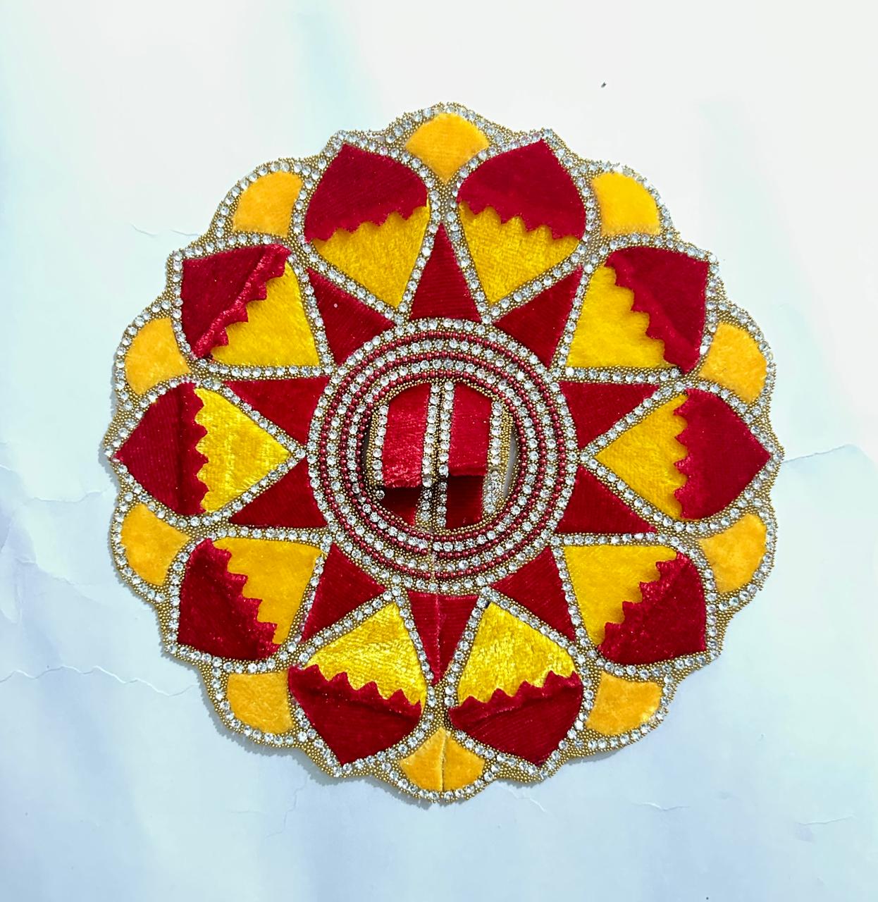 Radhakrishna Creation Laddu Gopal Poshak/Fancy Dress/Kanhaji Dress/Thakor ji Dress/New Beautiful Designer Vastra//ladoo Gopal Dress (R=3) 4 INCH / 5 INCH / 6 INCH / 8 INCH