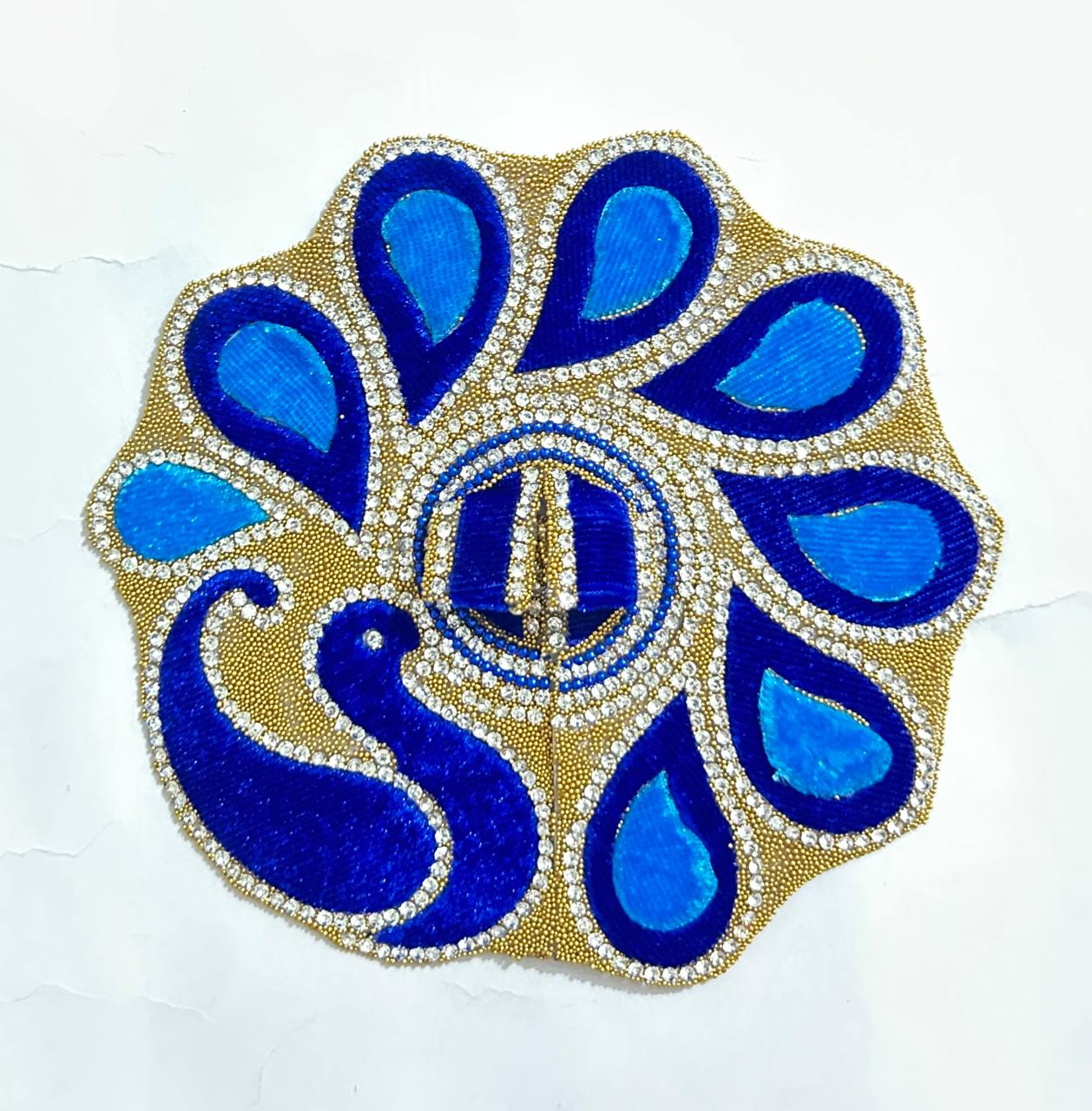 Radhakrishna Creation Laddu Gopal Poshak/Fancy Dress/Kanhaji Dress/Thakor ji Dress/New Beautiful Designer Vastra//ladoo Gopal Dress MOR -4 INCH / 5 INCH / 6 INCH / 8 INCH