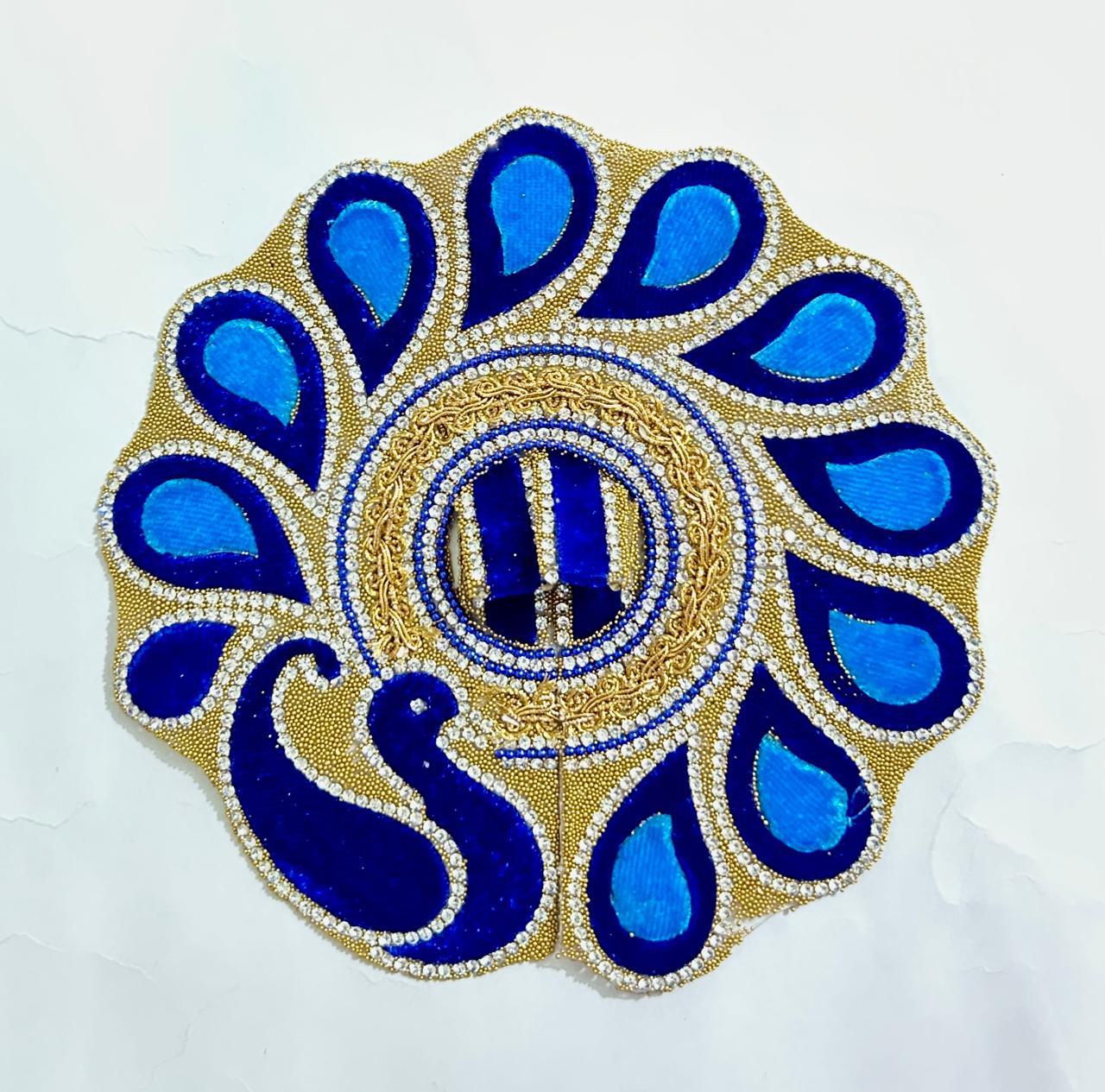 Radhakrishna Creation Laddu Gopal Poshak/Fancy Dress/Kanhaji Dress/Thakor ji Dress/New Beautiful Designer Vastra//ladoo Gopal Dress MOR -4 INCH / 5 INCH / 6 INCH / 8 INCH
