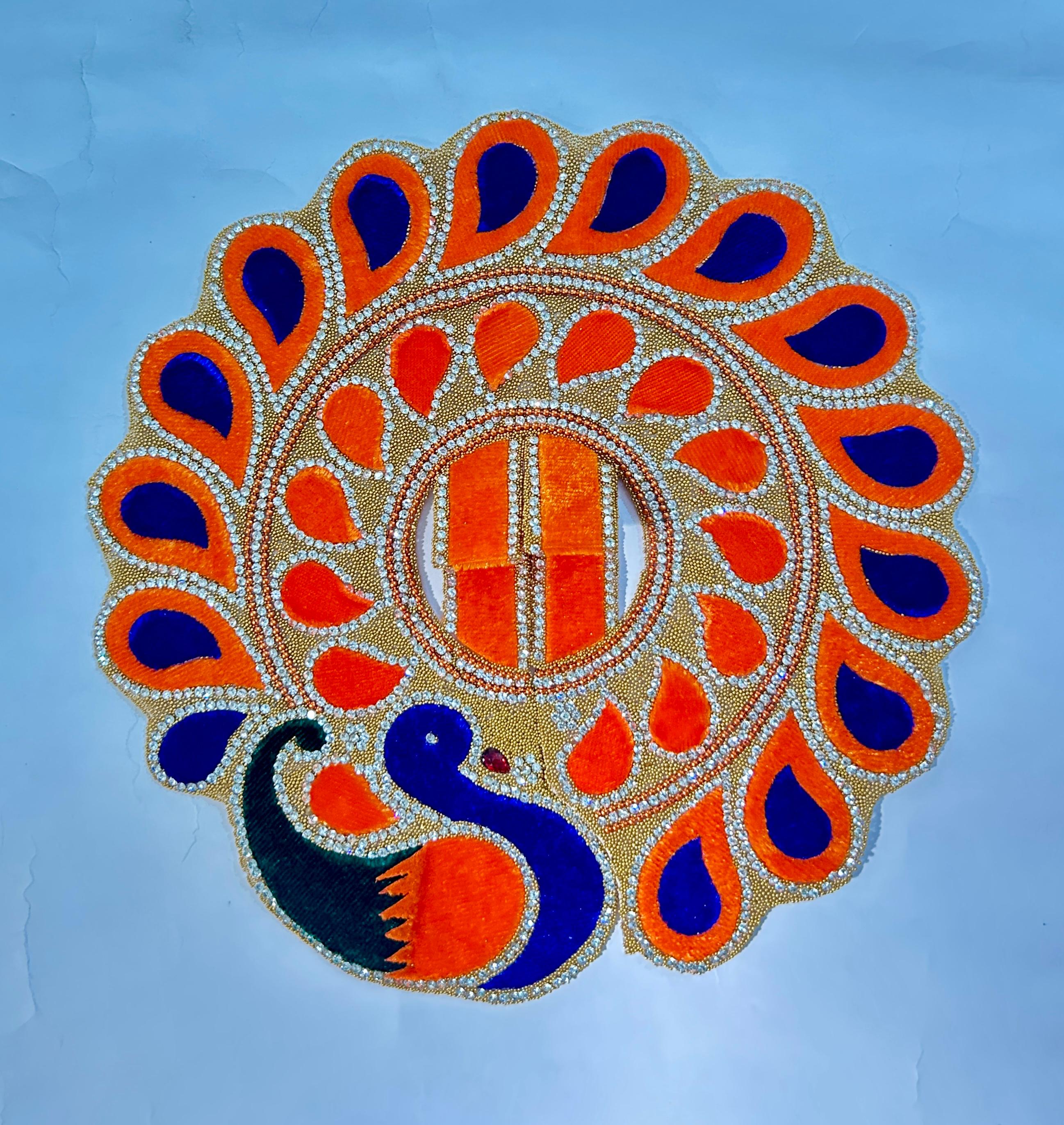 Radhakrishna Creation Laddu Gopal Poshak/Fancy Dress/Kanhaji Dress/Thakor ji Dress/New Beautiful Designer Vastra//ladoo Gopal Dress MOR -4 INCH / 5 INCH / 6 INCH / 8 INCH