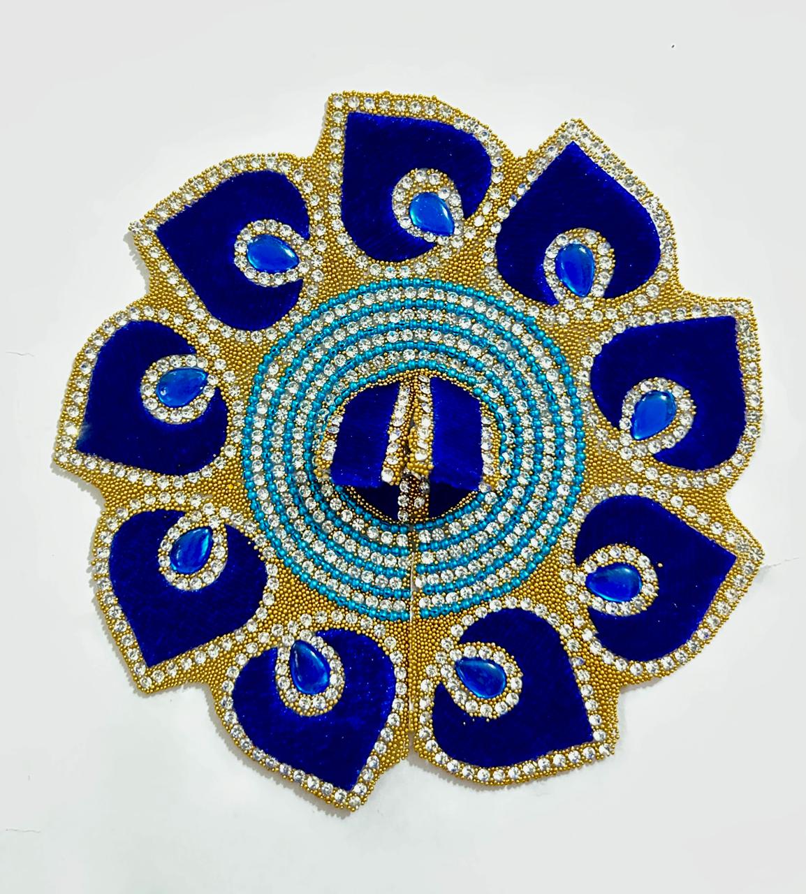 Radhakrishna Creation Laddu Gopal Poshak/Fancy Dress/Kanhaji Dress/Thakor ji Dress/New Beautiful Designer Vastra//ladoo Gopal Dress MOR=P_4 INCH / 5 INCH / 6 INCH / 8 INCH