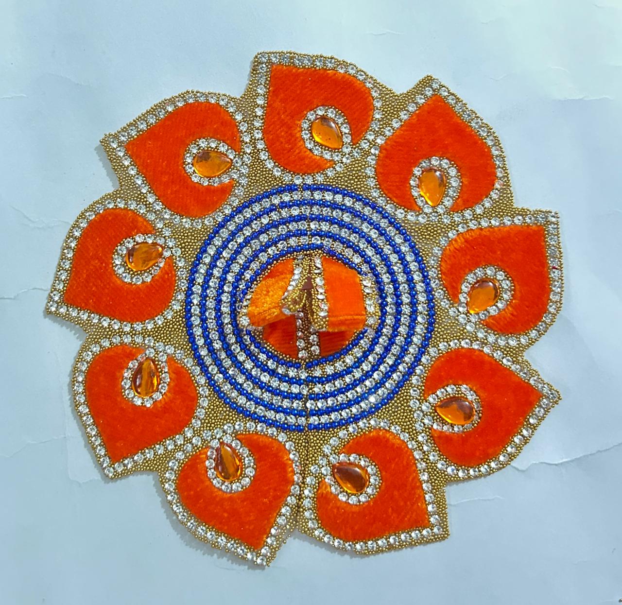 Radhakrishna Creation Laddu Gopal Poshak/Fancy Dress/Kanhaji Dress/Thakor ji Dress/New Beautiful Designer Vastra//ladoo Gopal Dress MOR=P_4 INCH / 5 INCH / 6 INCH / 8 INCH