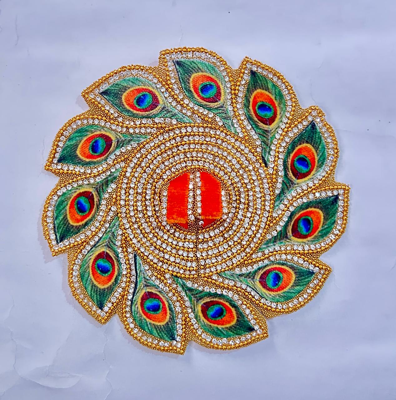 Radhakrishna Creation Laddu Gopal Poshak/Fancy Dress/Kanhaji Dress/Thakor ji Dress/New Beautiful Designer Vastra//ladoo Gopal Dress MOR=P2_4 INCH / 5 INCH / 6 INCH / 8 INCH