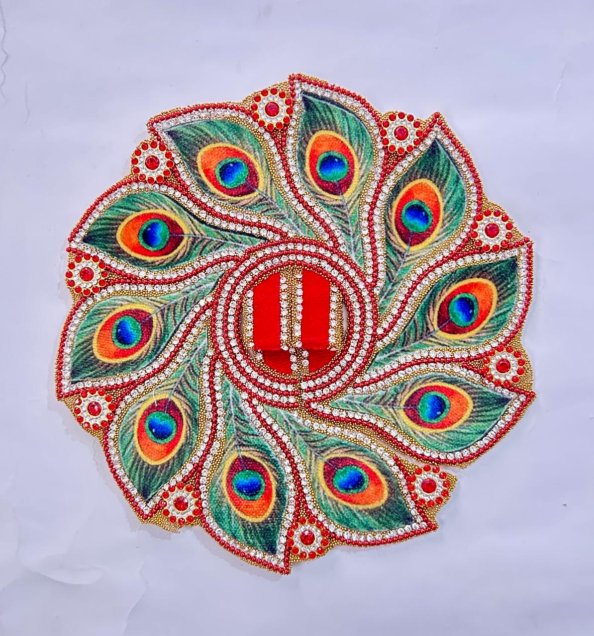 Radhakrishna Creation Laddu Gopal Poshak/Fancy Dress/Kanhaji Dress/Thakor ji Dress/New Beautiful Designer Vastra//ladoo Gopal Dress MOR=P2_4 INCH / 5 INCH / 6 INCH / 8 INCH