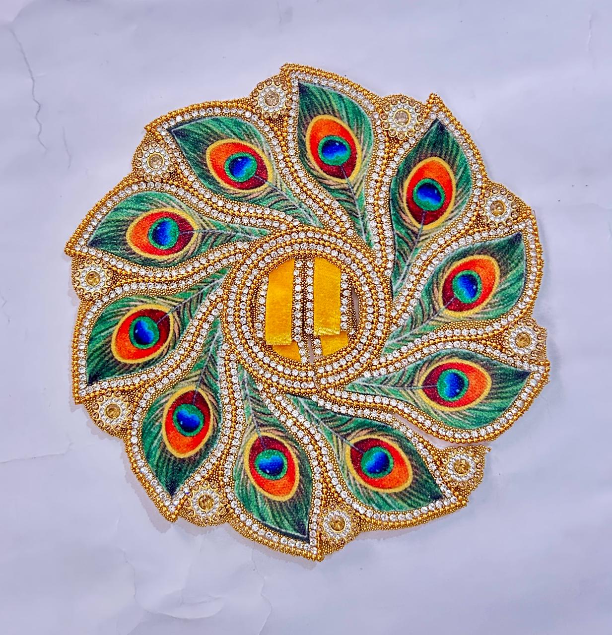Radhakrishna Creation Laddu Gopal Poshak/Fancy Dress/Kanhaji Dress/Thakor ji Dress/New Beautiful Designer Vastra//ladoo Gopal Dress MOR=P2_4 INCH / 5 INCH / 6 INCH / 8 INCH