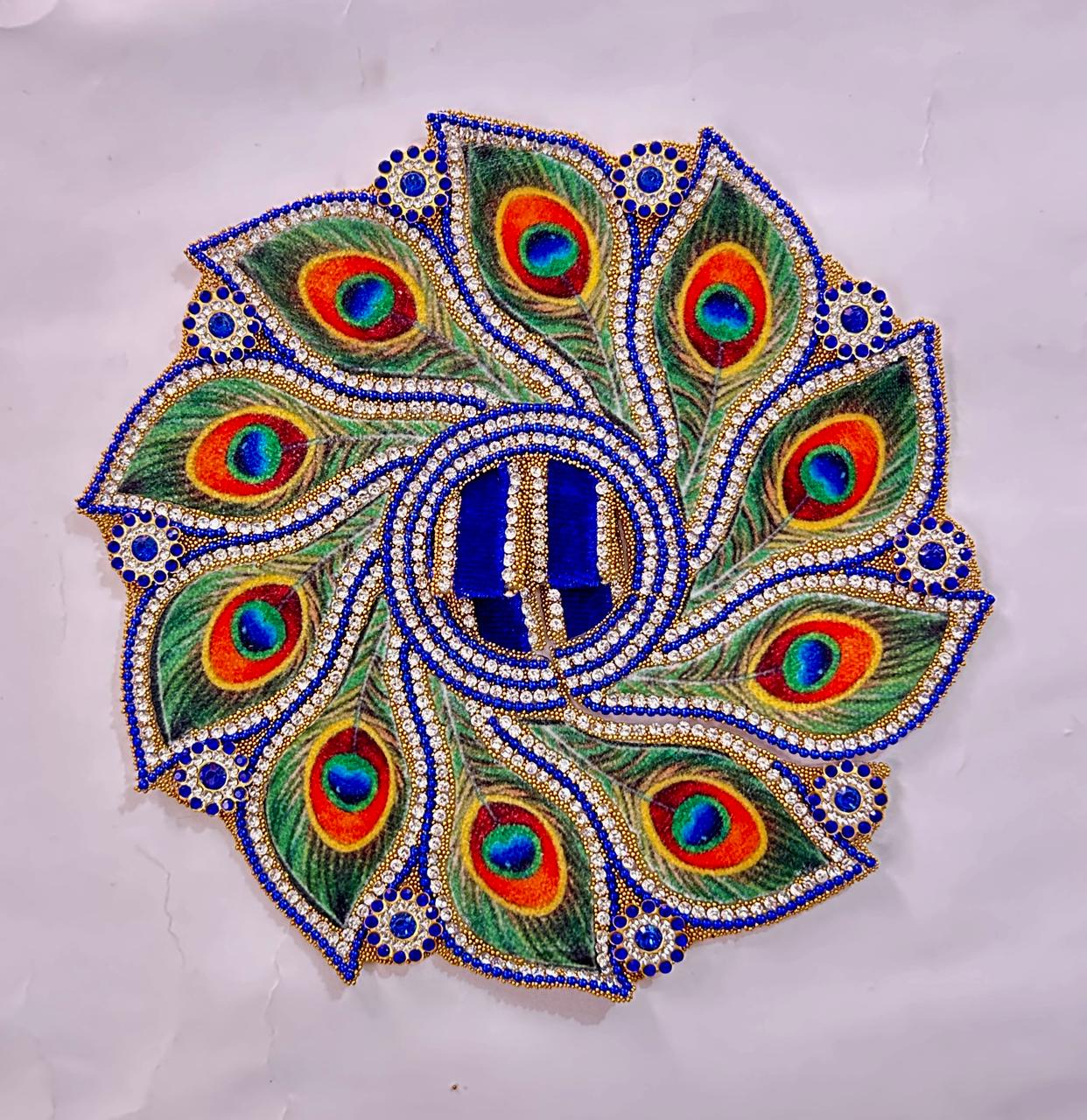 Radhakrishna Creation Laddu Gopal Poshak/Fancy Dress/Kanhaji Dress/Thakor ji Dress/New Beautiful Designer Vastra//ladoo Gopal Dress MOR=P2_4 INCH / 5 INCH / 6 INCH / 8 INCH