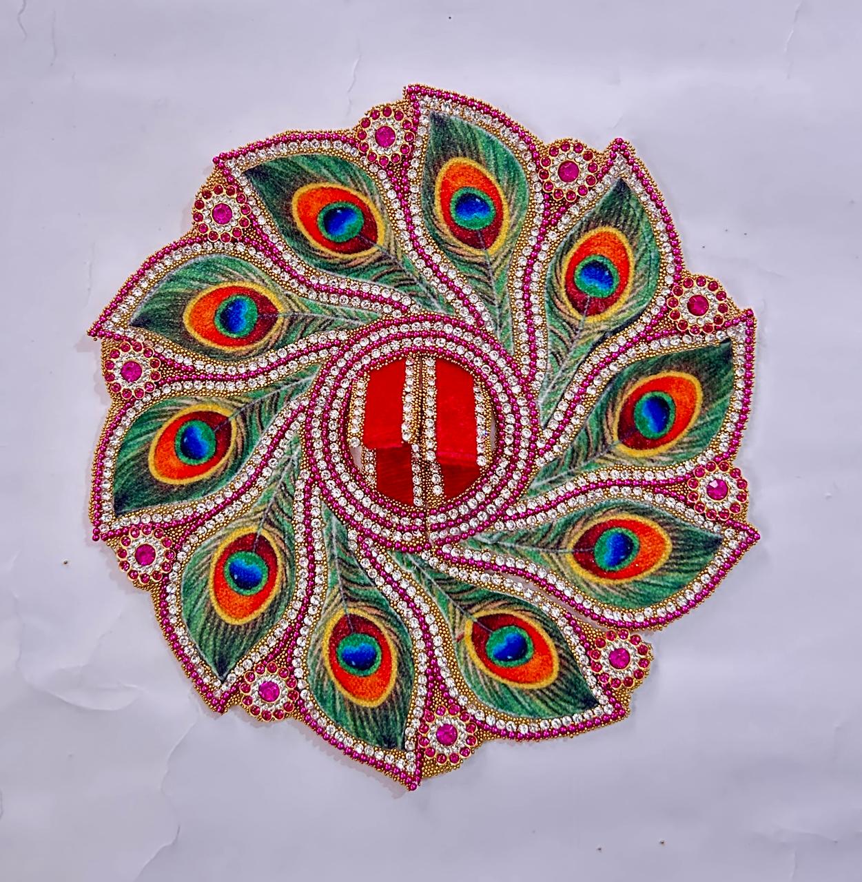Radhakrishna Creation Laddu Gopal Poshak/Fancy Dress/Kanhaji Dress/Thakor ji Dress/New Beautiful Designer Vastra//ladoo Gopal Dress MOR=P2_4 INCH / 5 INCH / 6 INCH / 8 INCH