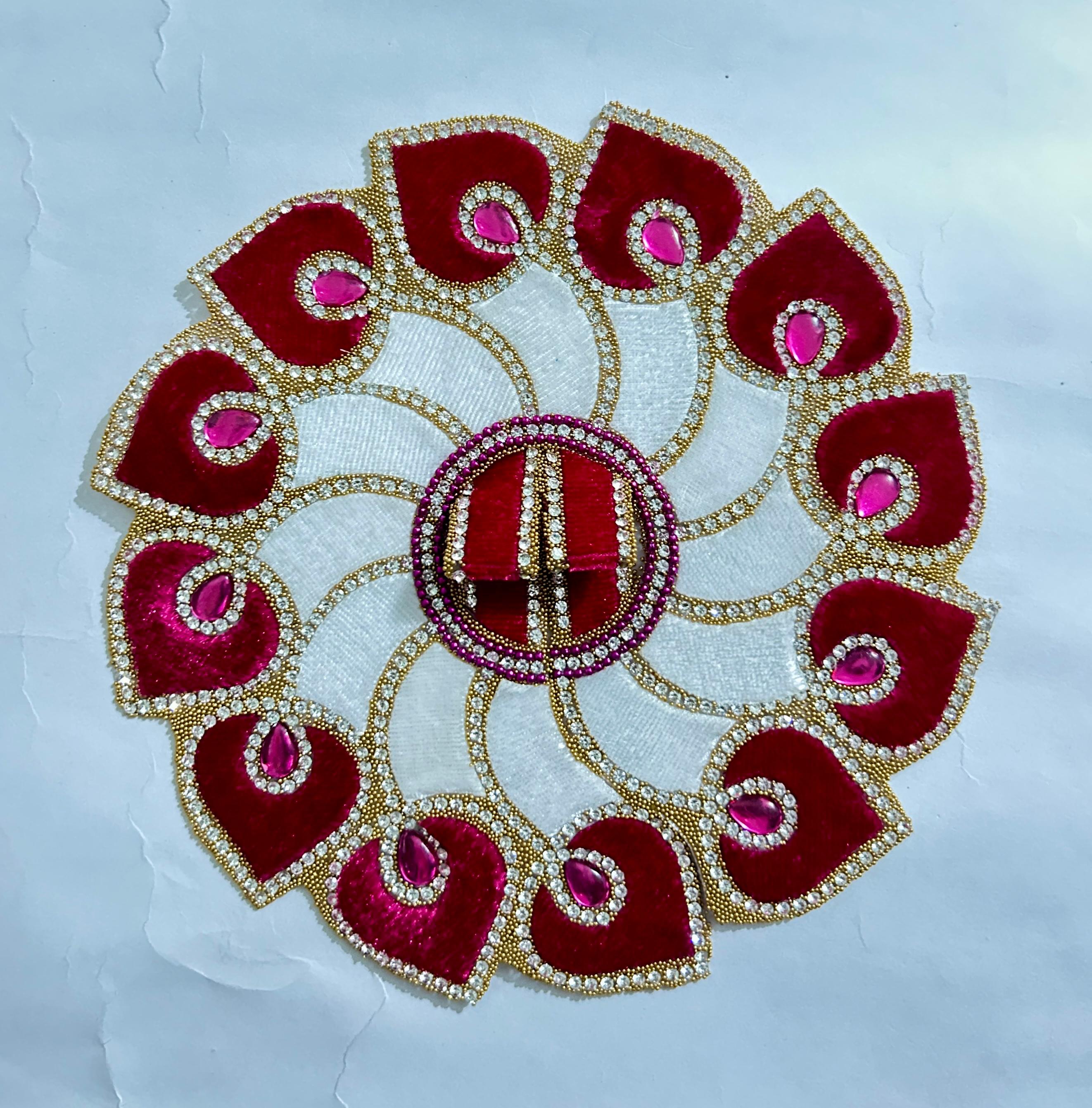 Radhakrishna Creation Laddu Gopal Poshak/Fancy Dress/Kanhaji Dress/Thakor ji Dress/New Beautiful Designer Vastra//ladoo Gopal Dress MOR=P_4 INCH / 5 INCH / 6 INCH / 8 INCH