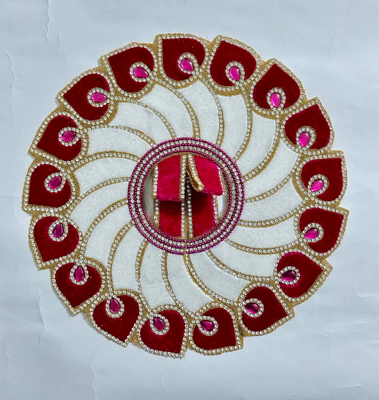 Radhakrishna Creation Laddu Gopal Poshak/Fancy Dress/Kanhaji Dress/Thakor ji Dress/New Beautiful Designer Vastra//ladoo Gopal Dress MOR=P_4 INCH / 5 INCH / 6 INCH / 8 INCH
