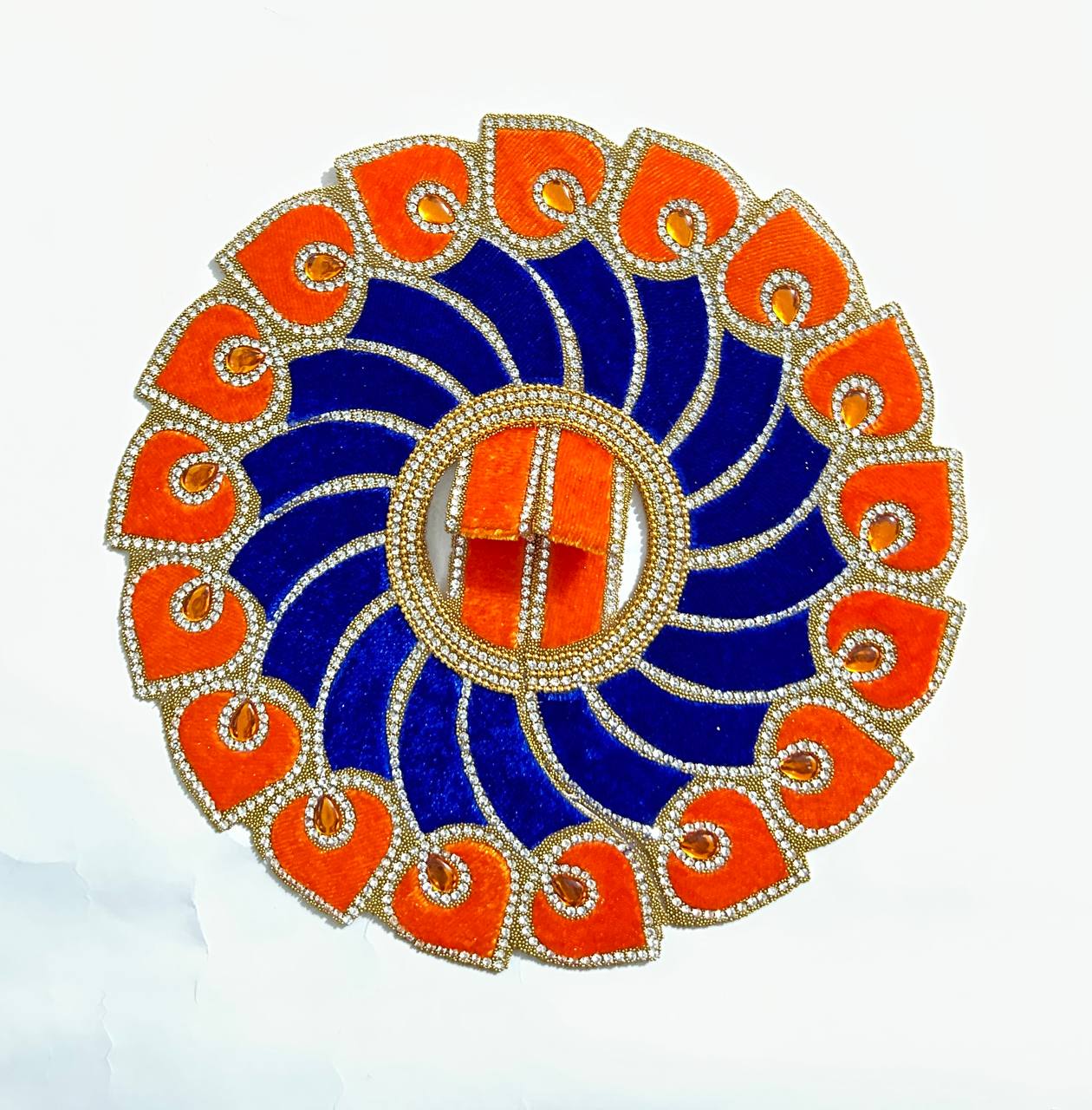 Radhakrishna Creation Laddu Gopal Poshak/Fancy Dress/Kanhaji Dress/Thakor ji Dress/New Beautiful Designer Vastra//ladoo Gopal Dress MOR=P_4 INCH / 5 INCH / 6 INCH / 8 INCH